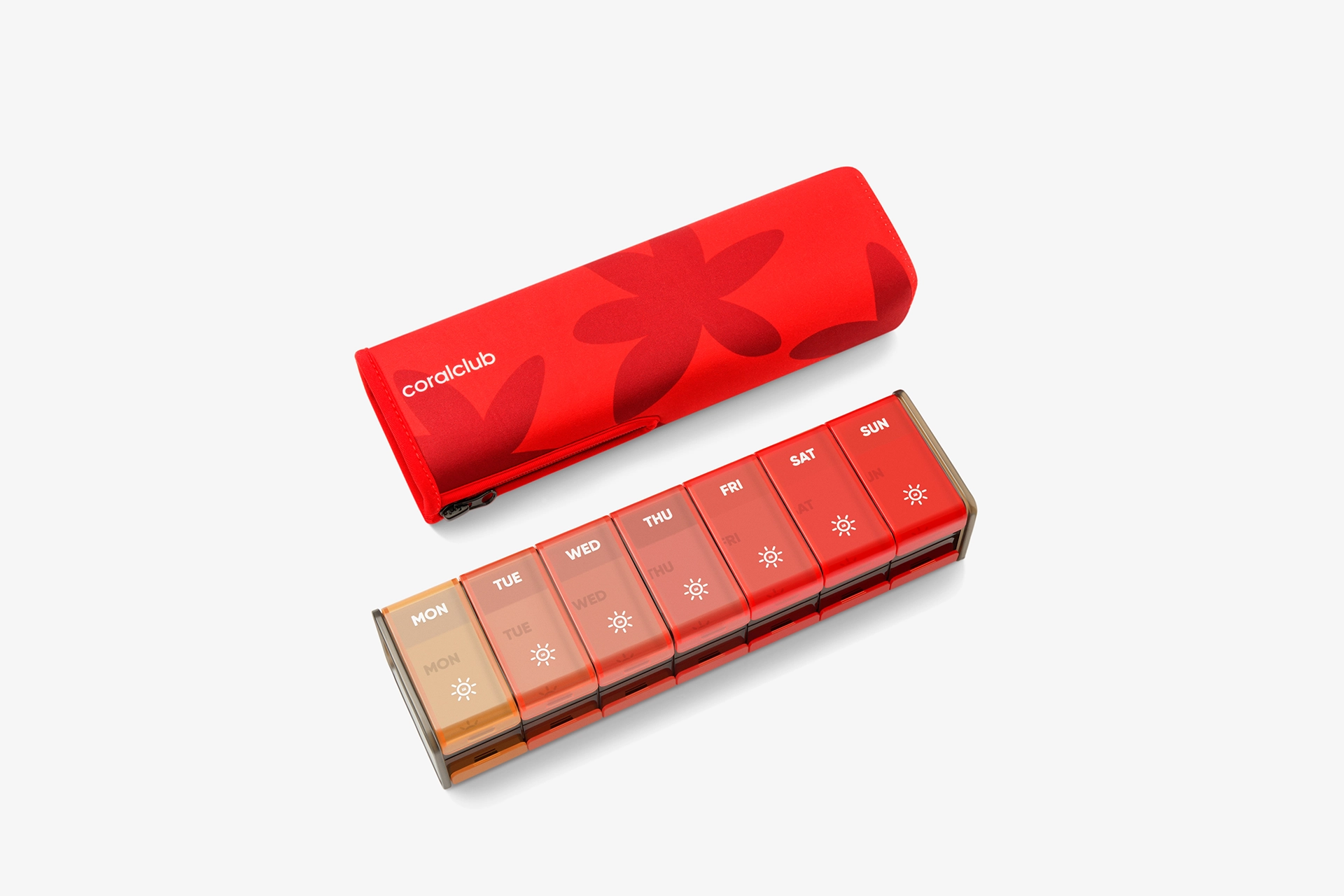 Gobox double-sided chehol bilan, qizil