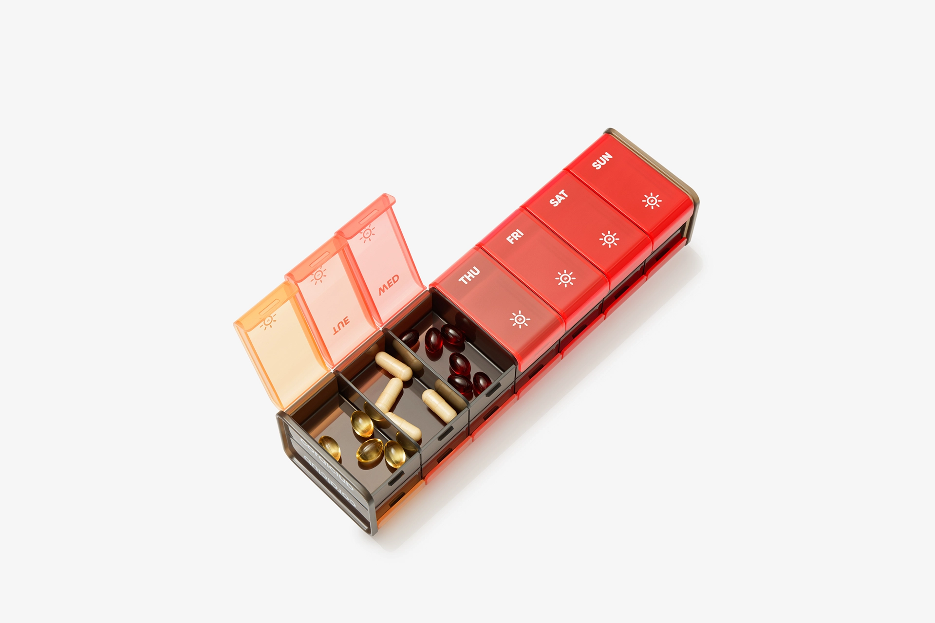 Gobox double-sided chehol bilan, qizil