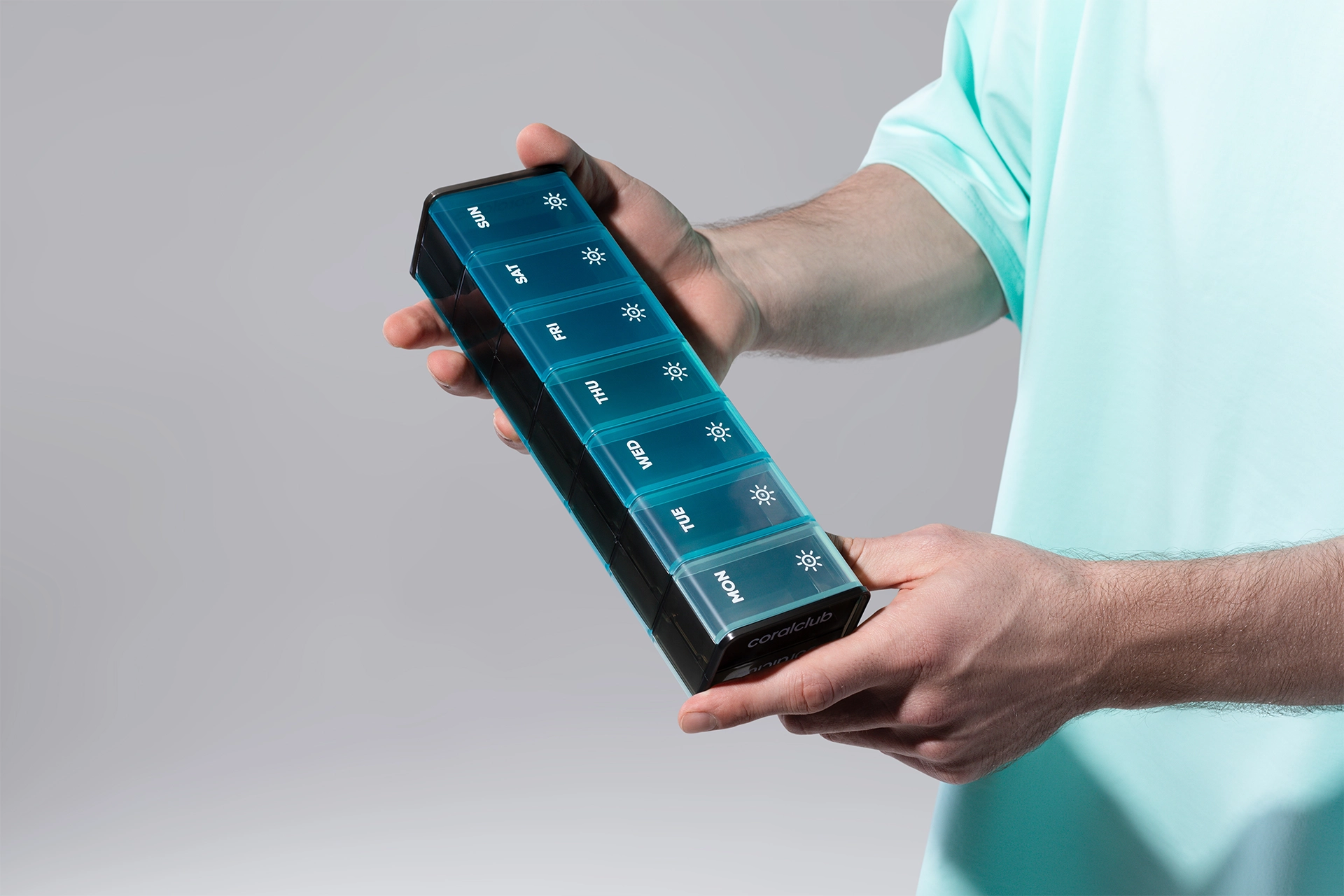 Gobox double-sided chehol bilan, moviy