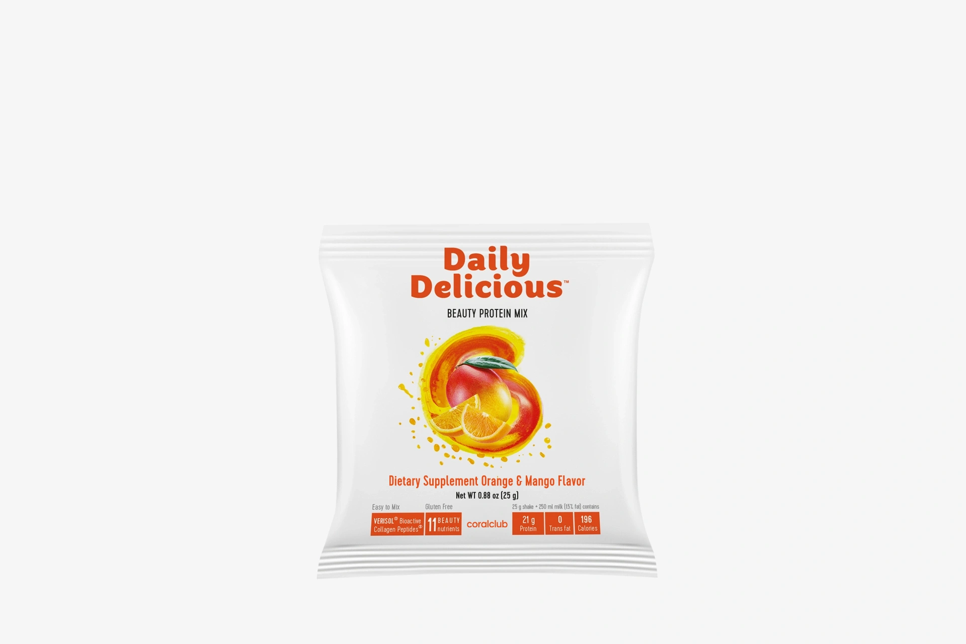 Deyli Delishes Byuti Sheyk Apelsin-Mango