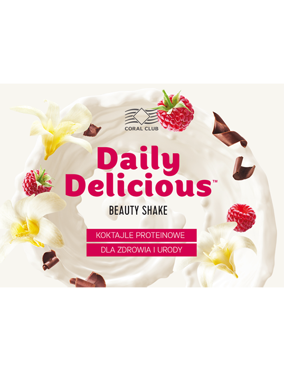 Ulotka "Daily Delicious Beauty Shake". Polska