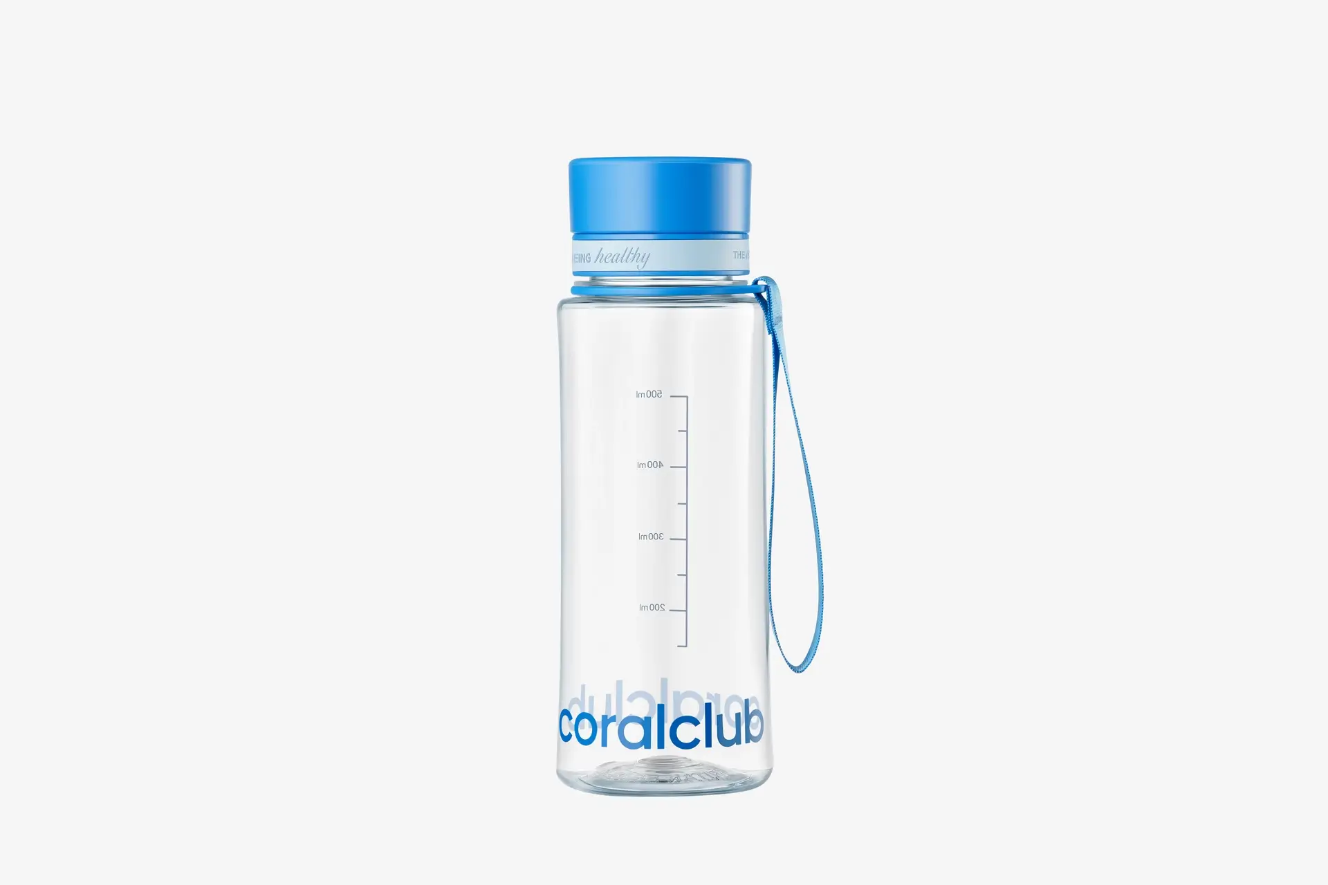 Coralclub plastik idishi, moviy rang