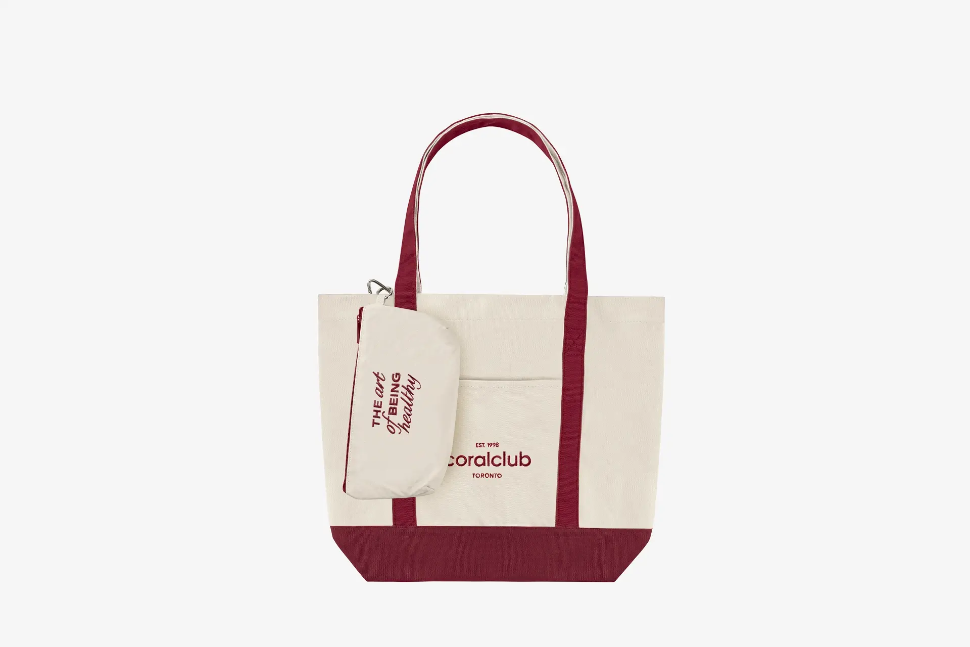 Shopper sumka, to‘q qizil